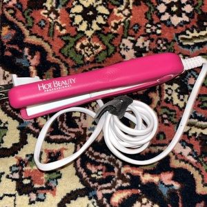 Mini Hot Beauty Professional flat iron Hot Pink NWOB
